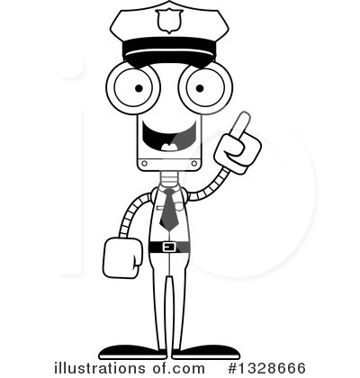Royalty-Free (RF) Robot Clipart Illustration by Cory Thoman - Stock Sample #1328666