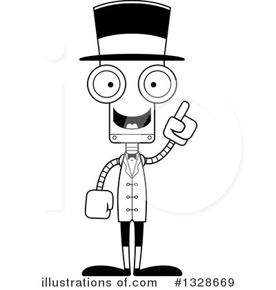Royalty-Free (RF) Robot Clipart Illustration by Cory Thoman - Stock Sample #1328669