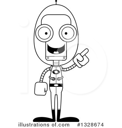 Royalty-Free (RF) Robot Clipart Illustration by Cory Thoman - Stock Sample #1328674
