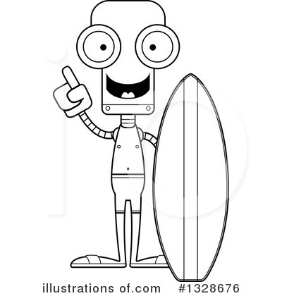 Royalty-Free (RF) Robot Clipart Illustration by Cory Thoman - Stock Sample #1328676