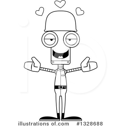 Royalty-Free (RF) Robot Clipart Illustration by Cory Thoman - Stock Sample #1328688