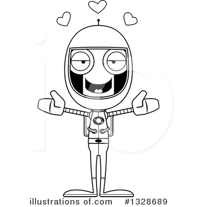Royalty-Free (RF) Robot Clipart Illustration by Cory Thoman - Stock Sample #1328689