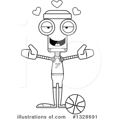 Royalty-Free (RF) Robot Clipart Illustration by Cory Thoman - Stock Sample #1328691