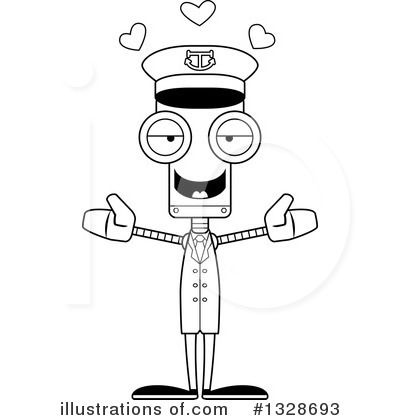 Royalty-Free (RF) Robot Clipart Illustration by Cory Thoman - Stock Sample #1328693