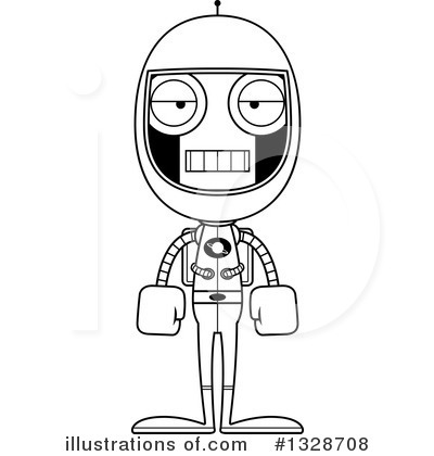 Royalty-Free (RF) Robot Clipart Illustration by Cory Thoman - Stock Sample #1328708