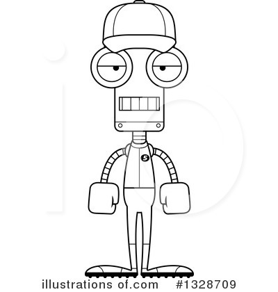 Royalty-Free (RF) Robot Clipart Illustration by Cory Thoman - Stock Sample #1328709