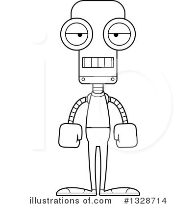 Royalty-Free (RF) Robot Clipart Illustration by Cory Thoman - Stock Sample #1328714