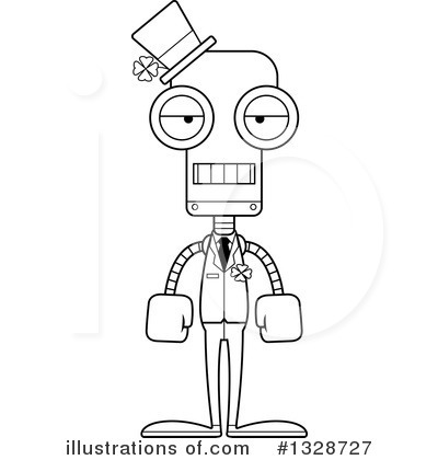 Royalty-Free (RF) Robot Clipart Illustration by Cory Thoman - Stock Sample #1328727