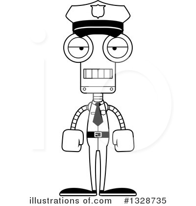 Royalty-Free (RF) Robot Clipart Illustration by Cory Thoman - Stock Sample #1328735