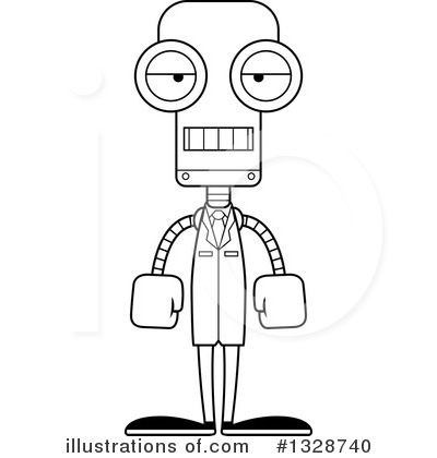 Royalty-Free (RF) Robot Clipart Illustration by Cory Thoman - Stock Sample #1328740