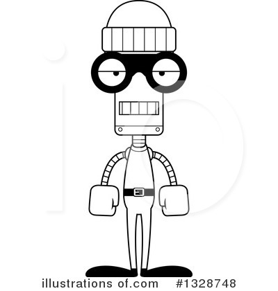 Royalty-Free (RF) Robot Clipart Illustration by Cory Thoman - Stock Sample #1328748