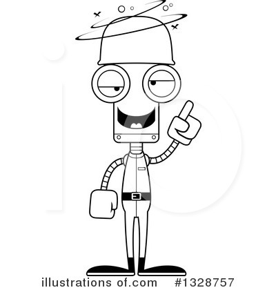 Royalty-Free (RF) Robot Clipart Illustration by Cory Thoman - Stock Sample #1328757