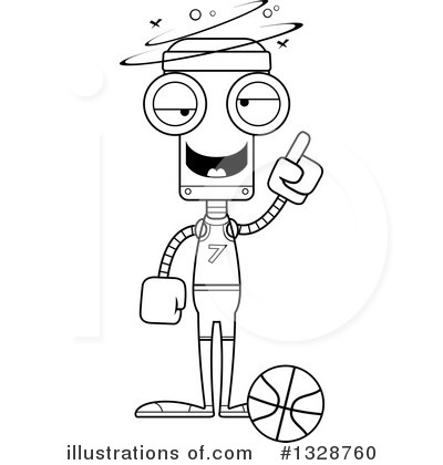 Royalty-Free (RF) Robot Clipart Illustration by Cory Thoman - Stock Sample #1328760