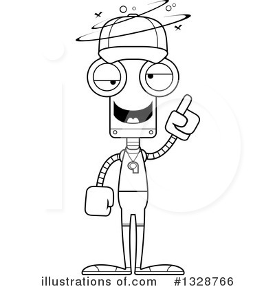 Royalty-Free (RF) Robot Clipart Illustration by Cory Thoman - Stock Sample #1328766