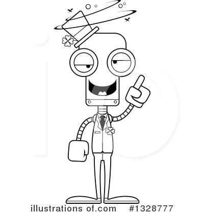 Royalty-Free (RF) Robot Clipart Illustration by Cory Thoman - Stock Sample #1328777