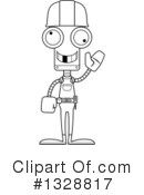 Robot Clipart #1328817 by Cory Thoman