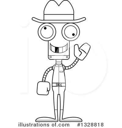 Royalty-Free (RF) Robot Clipart Illustration by Cory Thoman - Stock Sample #1328818