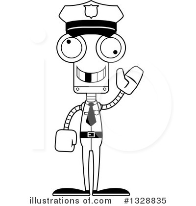 Royalty-Free (RF) Robot Clipart Illustration by Cory Thoman - Stock Sample #1328835