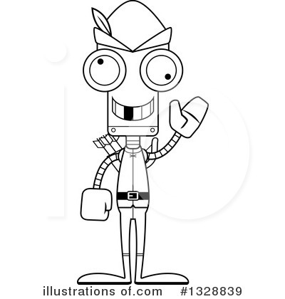 Royalty-Free (RF) Robot Clipart Illustration by Cory Thoman - Stock Sample #1328839