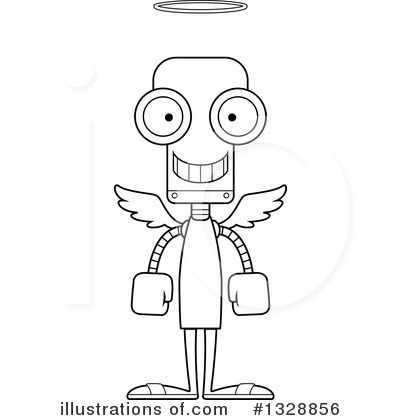 Royalty-Free (RF) Robot Clipart Illustration by Cory Thoman - Stock Sample #1328856
