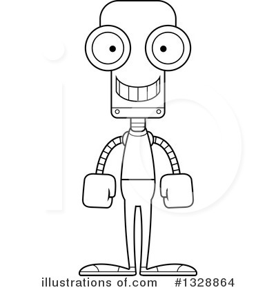 Royalty-Free (RF) Robot Clipart Illustration by Cory Thoman - Stock Sample #1328864