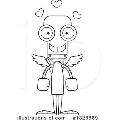 Royalty-Free (RF) Robot Clipart Illustration by Cory Thoman - Stock Sample #1328869