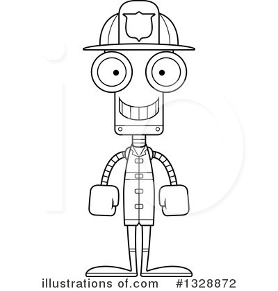 Royalty-Free (RF) Robot Clipart Illustration by Cory Thoman - Stock Sample #1328872