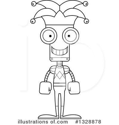 Royalty-Free (RF) Robot Clipart Illustration by Cory Thoman - Stock Sample #1328878