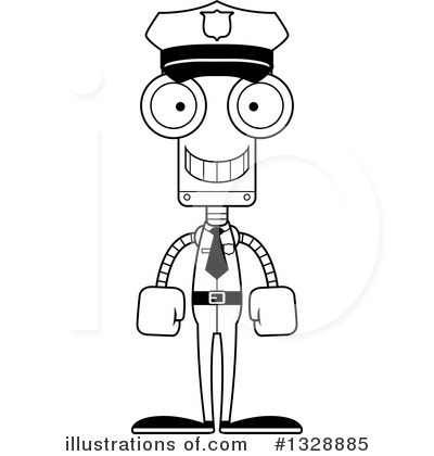 Royalty-Free (RF) Robot Clipart Illustration by Cory Thoman - Stock Sample #1328885