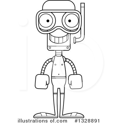 Royalty-Free (RF) Robot Clipart Illustration by Cory Thoman - Stock Sample #1328891