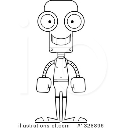 Royalty-Free (RF) Robot Clipart Illustration by Cory Thoman - Stock Sample #1328896