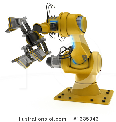 Royalty-Free (RF) Robot Clipart Illustration by KJ Pargeter - Stock Sample #1335943