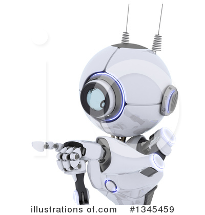 Royalty-Free (RF) Robot Clipart Illustration by KJ Pargeter - Stock Sample #1345459
