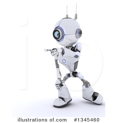 Royalty-Free (RF) Robot Clipart Illustration by KJ Pargeter - Stock Sample #1345460