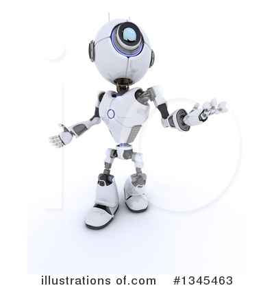 Royalty-Free (RF) Robot Clipart Illustration by KJ Pargeter - Stock Sample #1345463