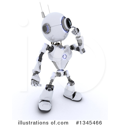 Royalty-Free (RF) Robot Clipart Illustration by KJ Pargeter - Stock Sample #1345466