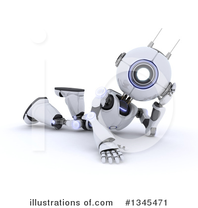 Royalty-Free (RF) Robot Clipart Illustration by KJ Pargeter - Stock Sample #1345471