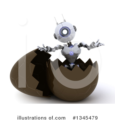 Royalty-Free (RF) Robot Clipart Illustration by KJ Pargeter - Stock Sample #1345479