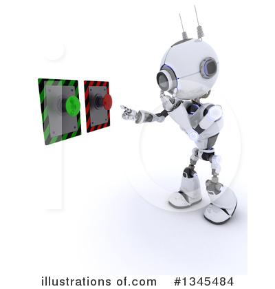 Royalty-Free (RF) Robot Clipart Illustration by KJ Pargeter - Stock Sample #1345484