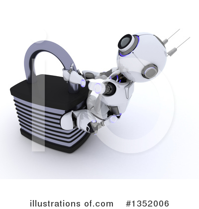 Royalty-Free (RF) Robot Clipart Illustration by KJ Pargeter - Stock Sample #1352006