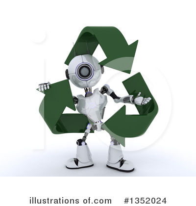 Royalty-Free (RF) Robot Clipart Illustration by KJ Pargeter - Stock Sample #1352024
