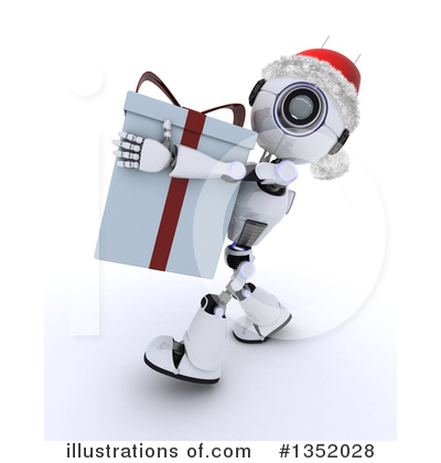 Royalty-Free (RF) Robot Clipart Illustration by KJ Pargeter - Stock Sample #1352028