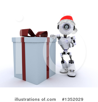 Royalty-Free (RF) Robot Clipart Illustration by KJ Pargeter - Stock Sample #1352029