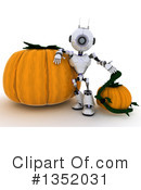 Robot Clipart #1352031 by KJ Pargeter