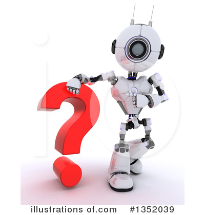 Royalty-Free (RF) Robot Clipart Illustration by KJ Pargeter - Stock Sample #1352039
