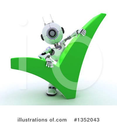 Royalty-Free (RF) Robot Clipart Illustration by KJ Pargeter - Stock Sample #1352043