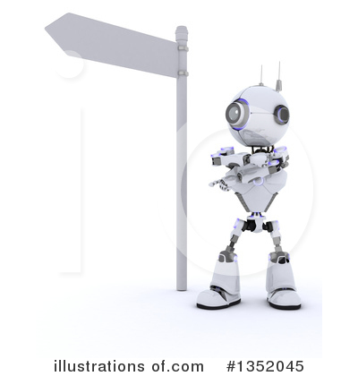 Royalty-Free (RF) Robot Clipart Illustration by KJ Pargeter - Stock Sample #1352045