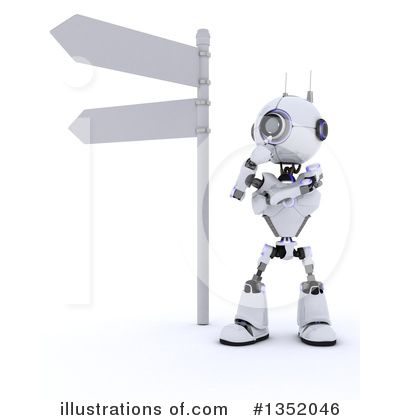 Royalty-Free (RF) Robot Clipart Illustration by KJ Pargeter - Stock Sample #1352046