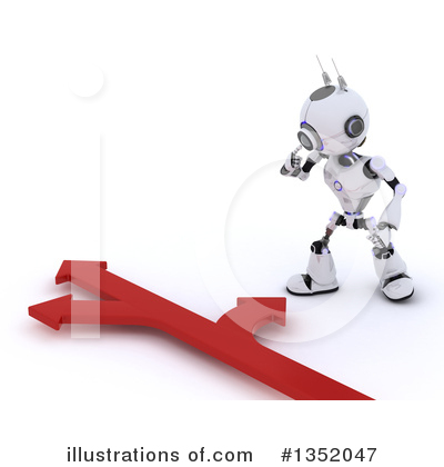 Royalty-Free (RF) Robot Clipart Illustration by KJ Pargeter - Stock Sample #1352047