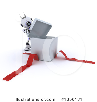 Royalty-Free (RF) Robot Clipart Illustration by KJ Pargeter - Stock Sample #1356181